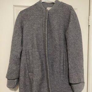 Zara long bomber coat